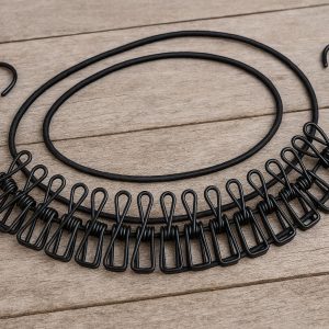 11 Portable Travel Clothes Line With Twelve Pegs And Adjustable Elastic Rope For Outdoor Camping