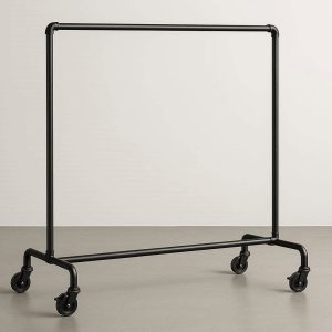 4 Portable Rolling Clothes Rack With Lockable Casters For Professional Fashion Studio And Retail Display